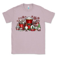 Lilac Christmas Coffee Drink Classic Tee - CowhideDigitalArt