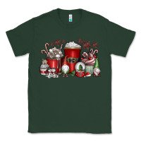 Sports Green Christmas Coffee Drink Classic Tee - CowhideDigitalArt