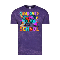 Cloud Purple game over back to school Vintage Tee - NancyCooperArtShop