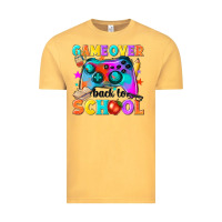 Vintage Mustard game over back to school Vintage Tee - NancyCooperArtShop