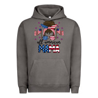 Pigment Tornado All American Mama Messy Buny Urban Hoodie - CowhideDigitalArt