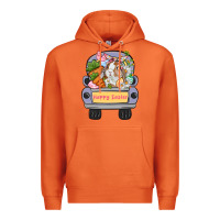 Carrot Happy Easter bunny truck Easter Day Premium Hoodie - CowGirlArtShop