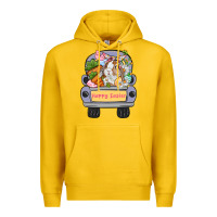 Lemon Happy Easter bunny truck Easter Day Premium Hoodie - CowGirlArtShop
