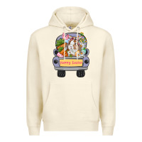 Sandshell Happy Easter bunny truck Easter Day Premium Hoodie - CowGirlArtShop