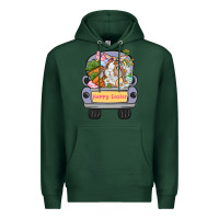 Sports Green Happy Easter bunny truck Easter Day Premium Hoodie - CowGirlArtShop