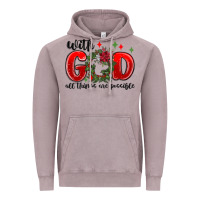 Vintage Zinc with god all things are possible Vintage Hoodie - MaliasSmallBusiness
