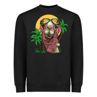 Black camel with oasis Heavyweight Sweatshirt - BarkalooDesign