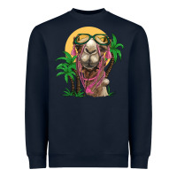Navy camel with oasis Heavyweight Sweatshirt - BarkalooDesign