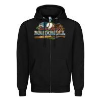 Black Wild about Baseball Zipper Hoodie - HowdyJamesFarm