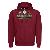 Burgundy Wild about Baseball Zipper Hoodie - HowdyJamesFarm