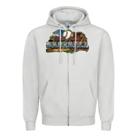 Dove Grey Wild about Baseball Zipper Hoodie - HowdyJamesFarm