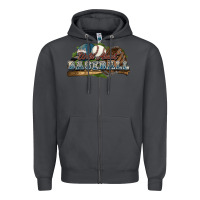 Smoke Wild about Baseball Zipper Hoodie - HowdyJamesFarm