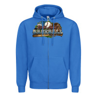 True Royal Wild about Baseball Zipper Hoodie - HowdyJamesFarm