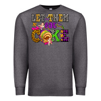 Charcoal Heather let them eat cake olivia Premium Sweatshirt - OliviaCreatesArt