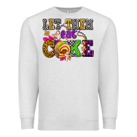 Oatmeal Heather let them eat cake olivia Premium Sweatshirt - OliviaCreatesArt