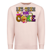 Pale Pink let them eat cake olivia Premium Sweatshirt - OliviaCreatesArt