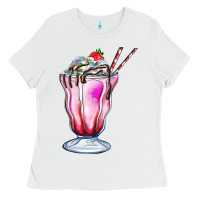 White milkshake Ladies Tee - AdoDesignShop
