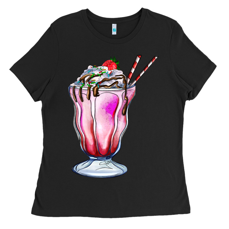 Milkshake Ladies Tee by AdoDesignShop | Teevron