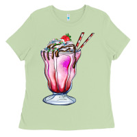 Matcha milkshake Ladies Tee - AdoDesignShop