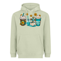 Matcha jesus coffee cups Heavyweight Hoodie - OliviaCreatesArt