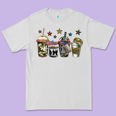 Army Coffee Premium Tee Designed By Jasminsmagicworld