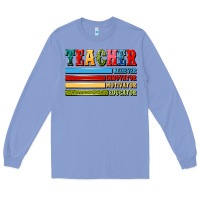 Colony Blue teacher Long Sleeve Tee - Artiststas