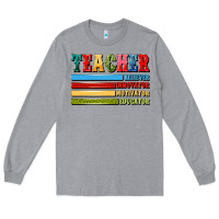 Heather Grey teacher Long Sleeve Tee - Artiststas