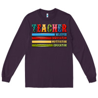 Plum teacher Long Sleeve Tee - Artiststas