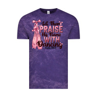 Cloud Purple let them praise his name with dancing Vintage Tee - NancyCooperArtShop
