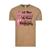 Vintage Coffee let them praise his name with dancing Vintage Tee - NancyCooperArtShop