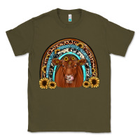 Army Green red angus rainbow Classic Tee - JahusDesignShop