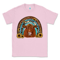 Bubblegum Pink red angus rainbow Classic Tee - JahusDesignShop