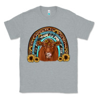Heather Grey red angus rainbow Classic Tee - JahusDesignShop