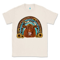 Natural red angus rainbow Classic Tee - JahusDesignShop