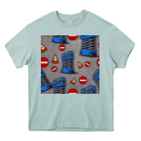 Arona scissor lift seamless pattern Heavy Core Tee - BundleAndBundleShop