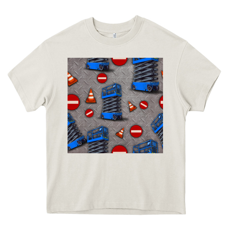 Scissor Lift Seamless Pattern Heavy Core Tee by BundleAndBundleShop | Teevron