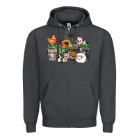 Smoke Farm animal coffee cups Zipper Hoodie - HowdyJamesFarm