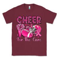 Burgundy cheer for the cure Classic Tee - MaliasSmallBusiness