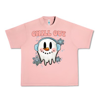Salmon chill out christmas snowman Urban Heavy Tee - MaliasSmallBusiness