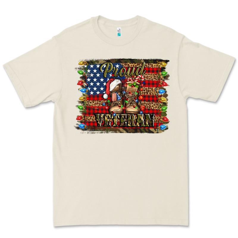 Proud Veteran Christmas Army Premium Tee by Jasminsmagicworld | Teevron