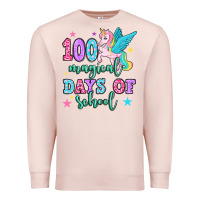 Pale Pink hundred magical days of school unicorn Premium Sweatshirt - OliviaCreatesArt