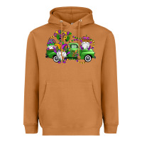 Meerkat mardi gras gnomes truck Heavyweight Hoodie - OliviaCreatesArt