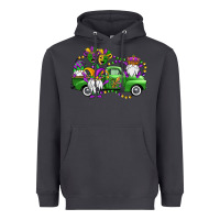 Mardi Gras Gnomes Truck Heavyweight Hoodie | Teevron