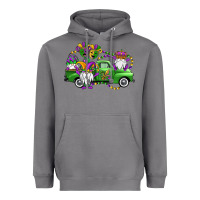 Storm mardi gras gnomes truck Heavyweight Hoodie - OliviaCreatesArt