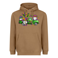 Toasted Coconut mardi gras gnomes truck Heavyweight Hoodie - OliviaCreatesArt
