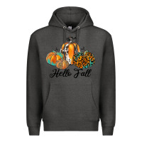 Charcoal Heather hello fall Premium Hoodie - JahusDesignShop