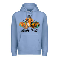 Colony Blue hello fall Premium Hoodie - JahusDesignShop