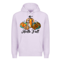 Lilac hello fall Premium Hoodie - JahusDesignShop