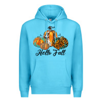 Ocean Blue hello fall Premium Hoodie - JahusDesignShop