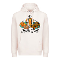 Pale Pink hello fall Premium Hoodie - JahusDesignShop
